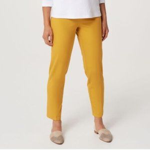 Isaac Mizrahi Live! Petite 24/7 Stretch Classic Ankle Pants | Dijon